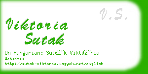 viktoria sutak business card